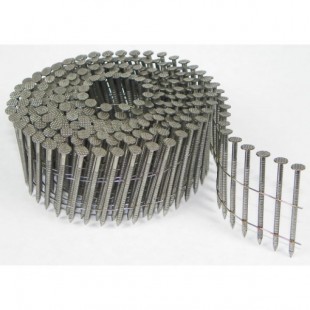Coilnägel 50 mm Edelstahl Rille 
