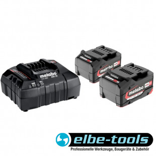 Metabo Basis-Set 2 x 4.0 Ah + Ladegerät ASC 55