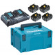 Makita Akku Power Source Kit 4 x 6,0 Ah LXT 18 V