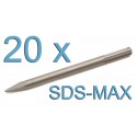 Hawera 20 x SDS - Max Spitzmeißel (GL400mm)