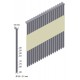 3,1 x 90 mm Verzinkt  34° Streifennägel 